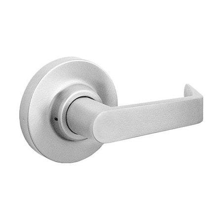 Key-In-Rectangular Lever, Passage Function, Lever Always Active, 626 Satin Chrome Finish